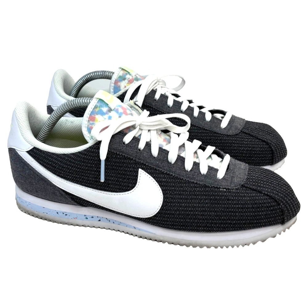 Nike Mens Sneakers Size 12 Cortez Basic Premium Recycled Canvas CQ6663-001